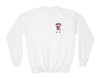 Colorful Pomni Youth Sweatshirt | Roblox