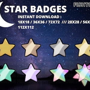 Star subscription&#39;s badges