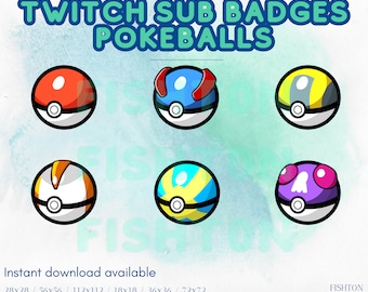 Pokeball sub badges