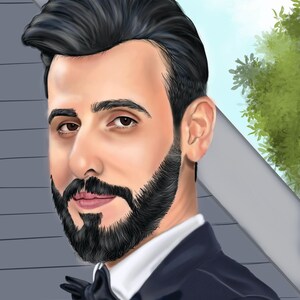 digital drawing portrait