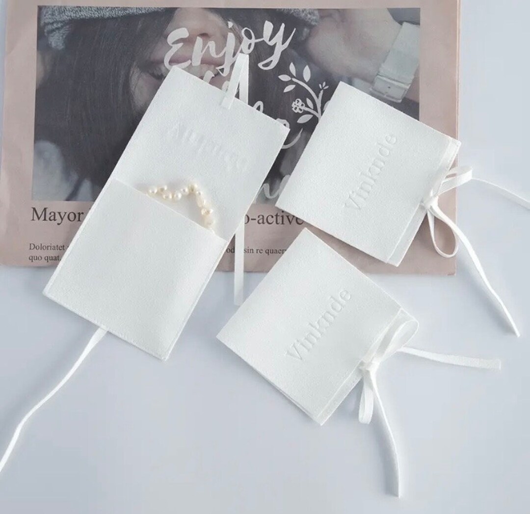 Buy 50pcs Velvet Jewelry Pouches Personalized Jewelry Bags Wedding