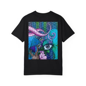 Trippy T-Shirt, Original Art Design, Psychedelic Tee, Unisex Shirt, Hippie Clothing, Graphic Tee, Festival Apparel