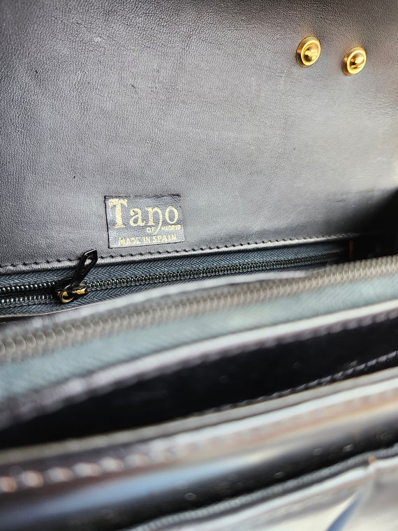 Vintage 60s Leather Tano bag - image 5