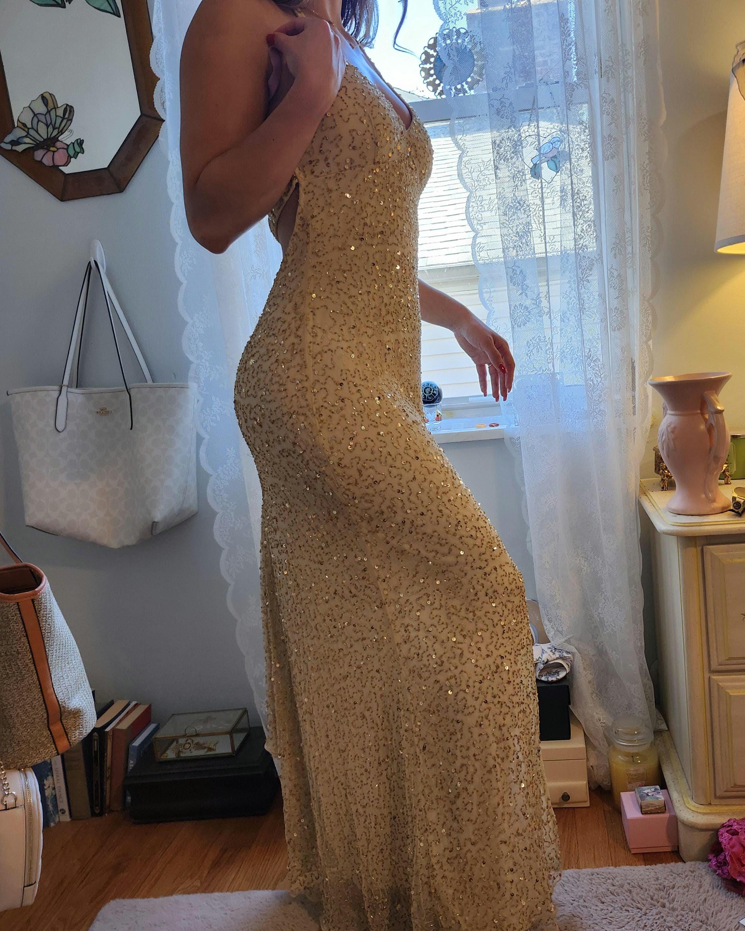 gold fishtail dress uk Women EXTRA BFCM 2025