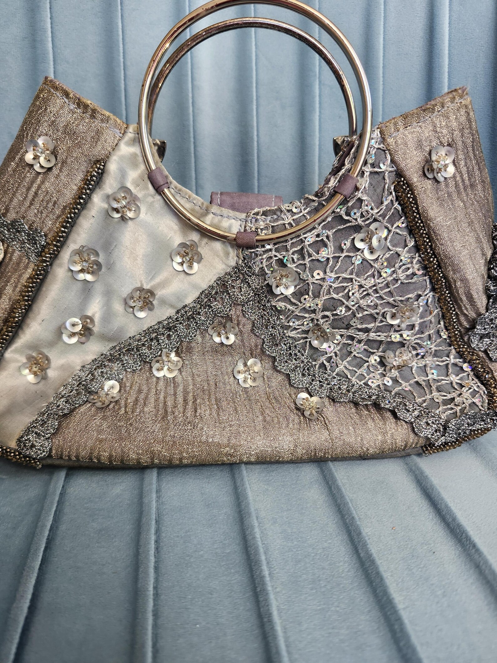 Mary Frances Vintage Wine Handbag