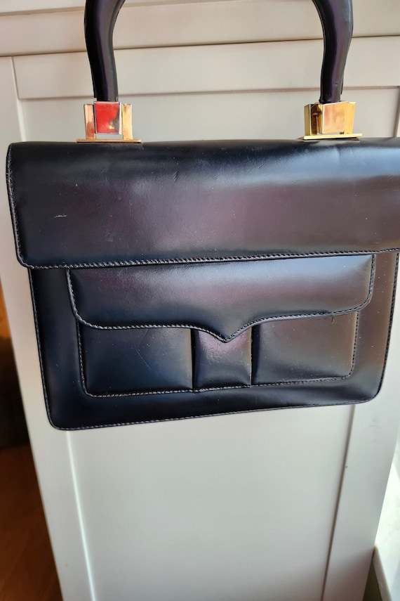 Vintage 60s Leather Tano bag - image 1