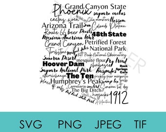 Descarga digital SVG de Arizona