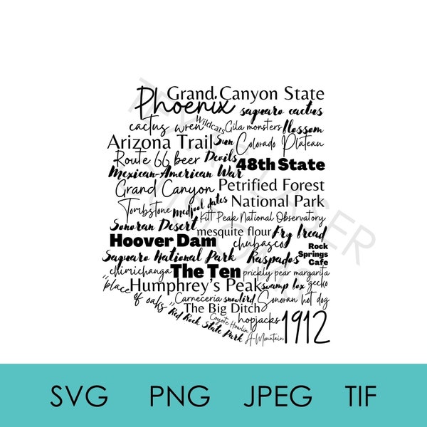 Arizona SVG digital download