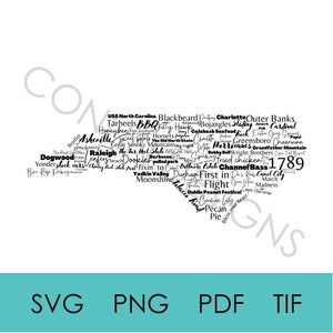 North Carolina svg digital download