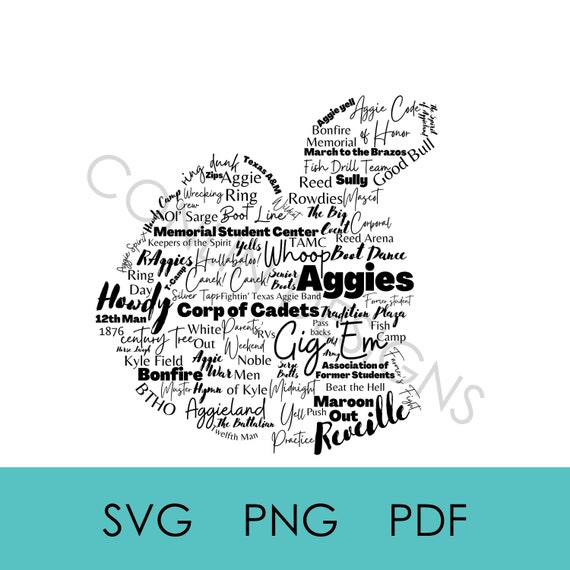 Gig'em SVG - Gig em Aggies svg - Aggie SVG - Aggies SVG - Texas