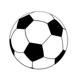 Soccer Ball Vector Clipart – Digital Download for Print, Sports Graphic Design, SVG, PNG, EPS – Perfect for T-Shirts, Posters, Logos, Crafts