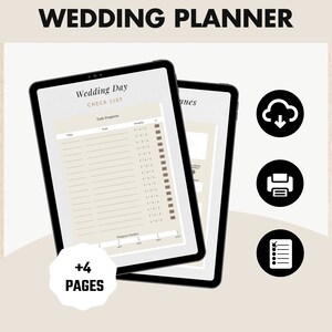 Wedding Planner Template / Wedding Planner / Wedding Itinerary / Wedding Planning Book / Wedding Planning Checklist
