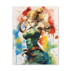 Cammy street fighter pixel sprite Metal Print for Sale by goatboyjr