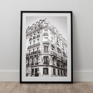 Paris Photography Black and White, Paris Print, Wall Art, Paris Poster, Digital Download, Instant Download
