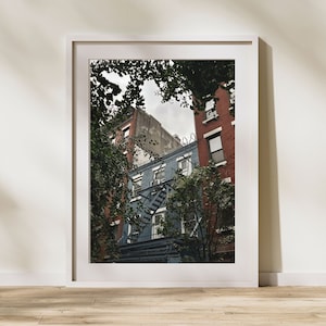 NYC West Village Print, NYC Printable Wall Art, New York Street Photography, Manhattan Print, New York City Wall Decor, Digital Download