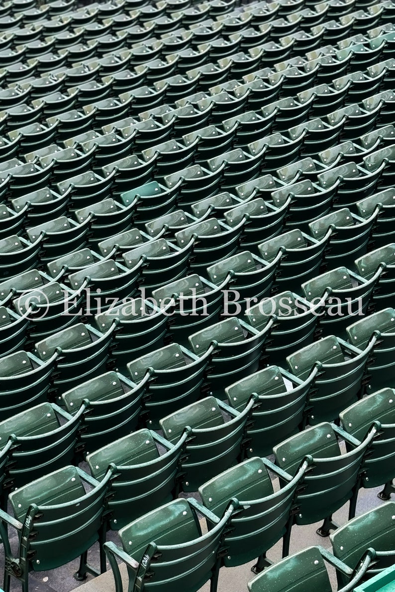 Boston Fenway Park Green Seats