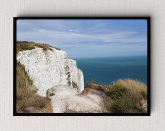 White Cliffs of Dover Print: English Coastal Landscape (Digital Download)