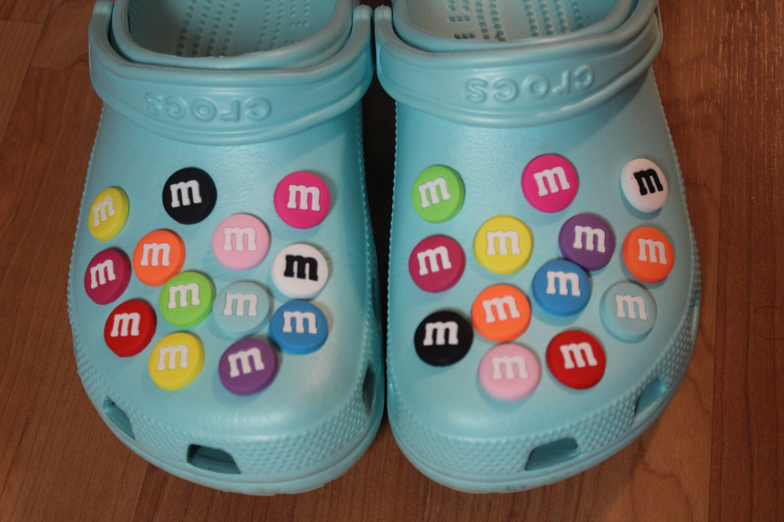 Blue M&M Candy Shoe Charm –