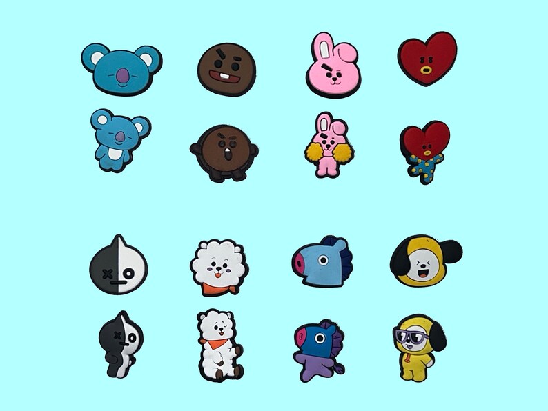 BT21 Croc Charms / BTS Etsy