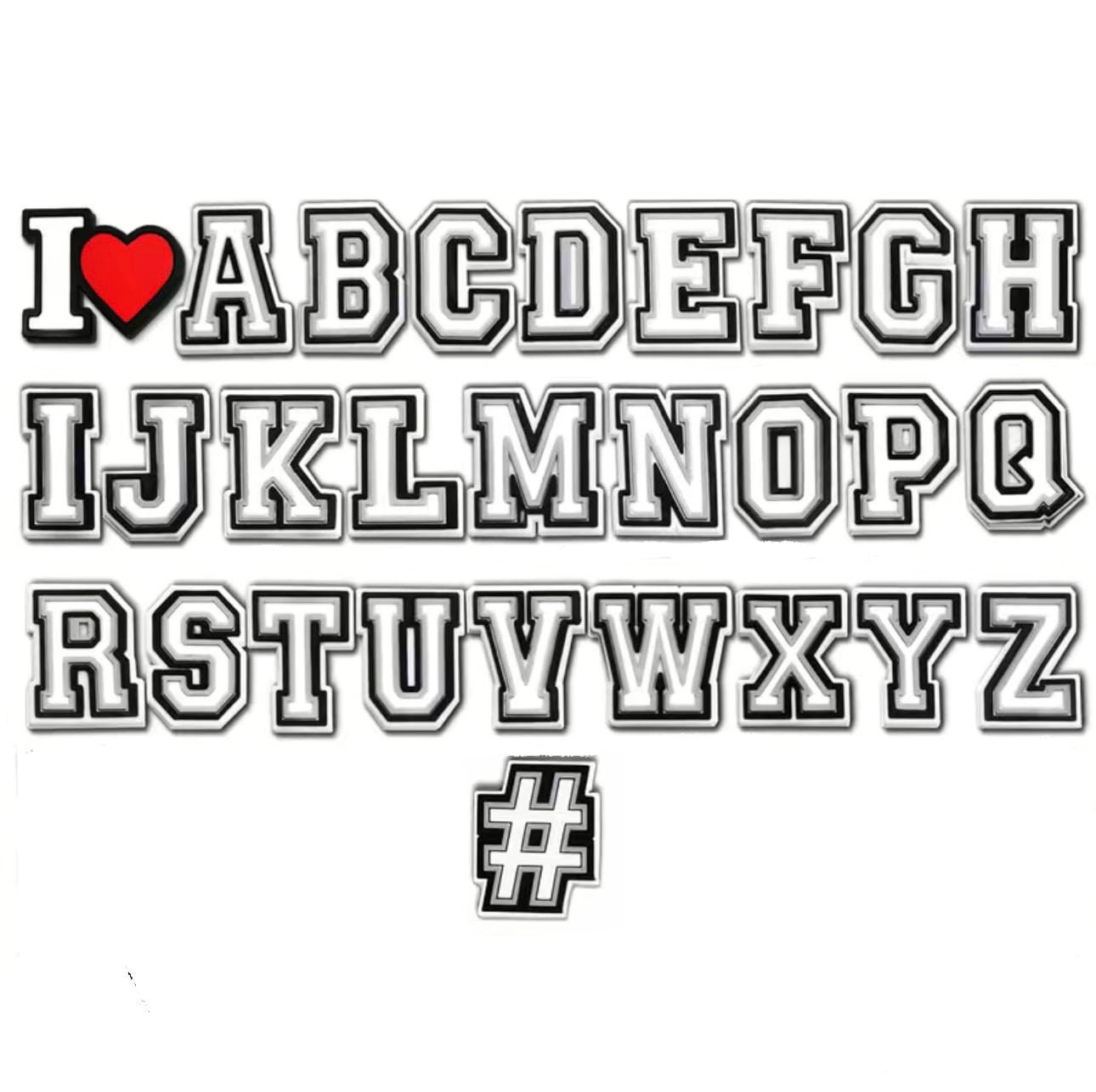 Alphabet Letter Jibbitz – PrettyBossyTees