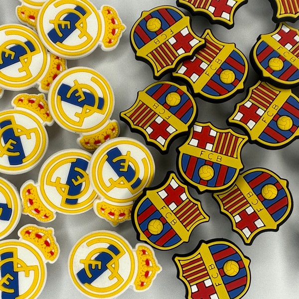 Barcelona & Real Madrid Croc Charms