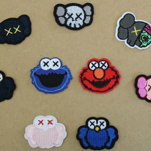 KAWS Iron on Patches / Elmo x KAWS