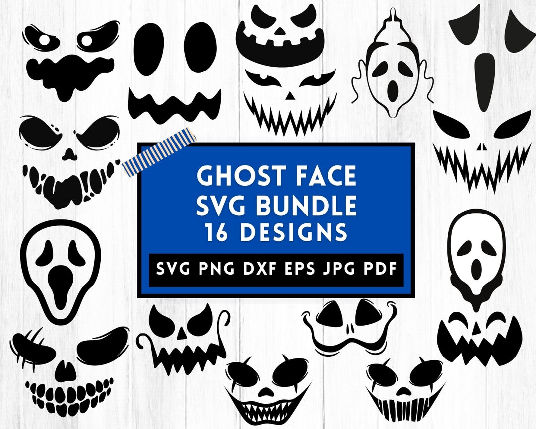 Ghost Face Svg, Horror Svg, Ghost Face, Ghost Svg, Cute Ghost Svg ...