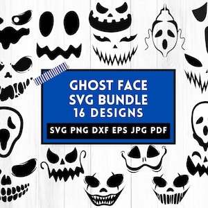 Ghost Face Svg, Horror Svg, Ghost Face, Ghost Svg, Cute Ghost Svg, Funny Halloween Svg, Ghost Clipart, Halloween Ghost Svg