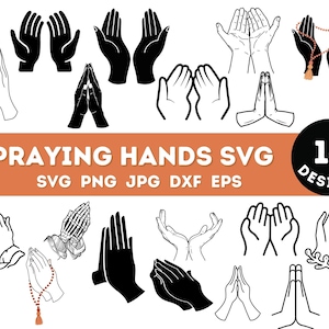Praying Hands Svg, Christian Svg, Prayer Svg, Praying Hands, Pray Svg, Church Svg, Hands Svg, Hand Svg