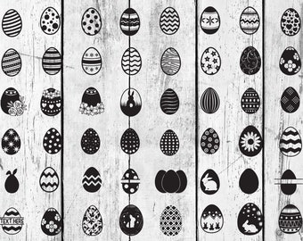 Easter Eggs Svg Bundle, Eggs Svg, Easter Svg, Happy Easter Svg,Easter Egg Cut File, Egg Clipart, Easter Egg Png, Svg Files For Cricut