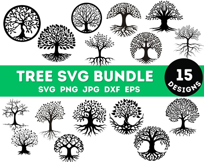 Tree of Life Svg, Trees Svg Cut Files, Cricut Svg, Tree of Life Art ...