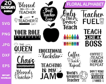 Teacher Appreciation, Teacher Life Svg, Teacher Shirt Svg, Funny Teacher Svg, Gift For Teacher, Teacher Png, Svg Files For Cricut