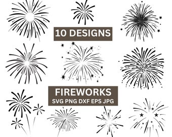 2024 Fireworks Svg Bundle,New Year png,New Years Shirt Svg,New Year 2024,Svg For Shirt,Fireworks Clipart,Fireworks Cricut,Silhouette