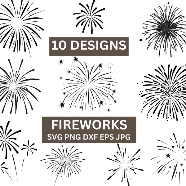 2024 Fireworks Svg Bundle,New Year png,New Years Shirt Svg,New Year 2024,Svg For Shirt,Fireworks Clipart,Fireworks Cricut,Silhouette