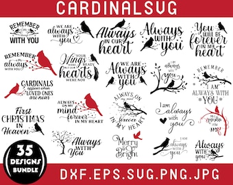 Cardinal Memorial Svg  Bundle,Cardinal Memorial Png,Am Always With You Svg,Cardinal Memoria,Christmas Quotes Svg,Silhouette,Instant Download