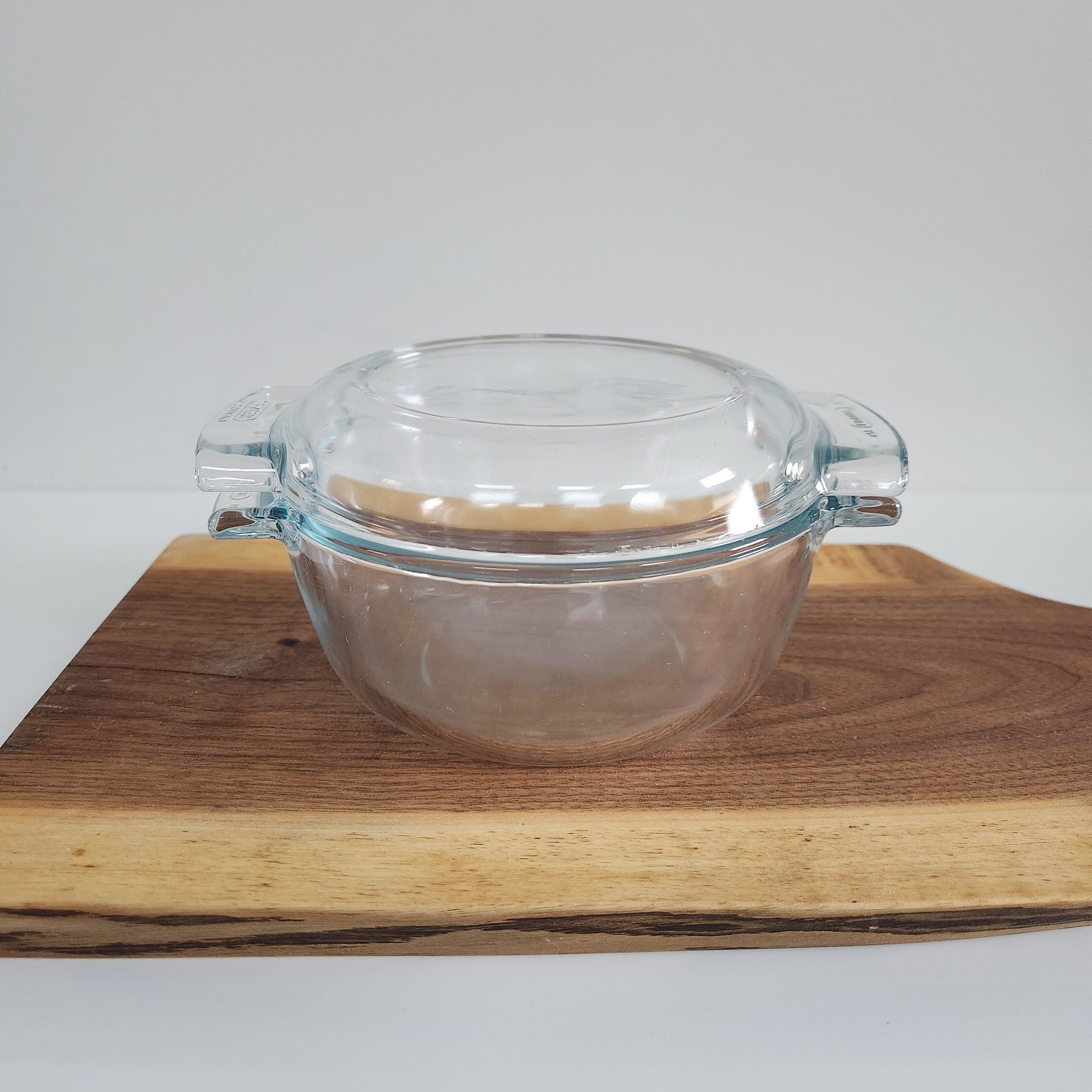Pyrex France Casserole Dish and Lid 451 Clear Vintage Pyrex De Corning ...
