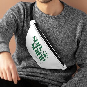 Sunshine. Get Some. Fun Graphic Vintage Style Fanny Pack, Everyday Bag, Everyday Essentials, Gift