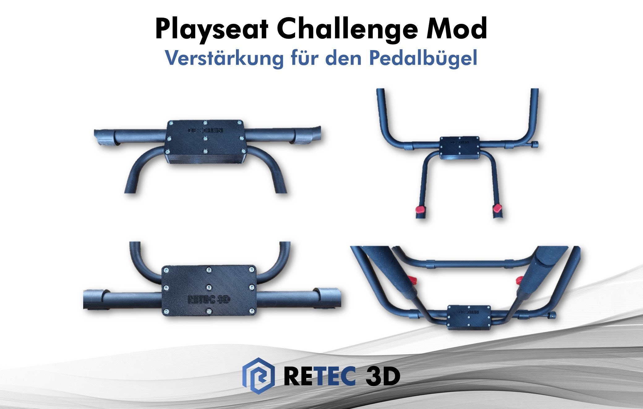 Playseat Challenge Mod Verstärkung Pedalbügel / Reinforcement Pedal Frame -  .de