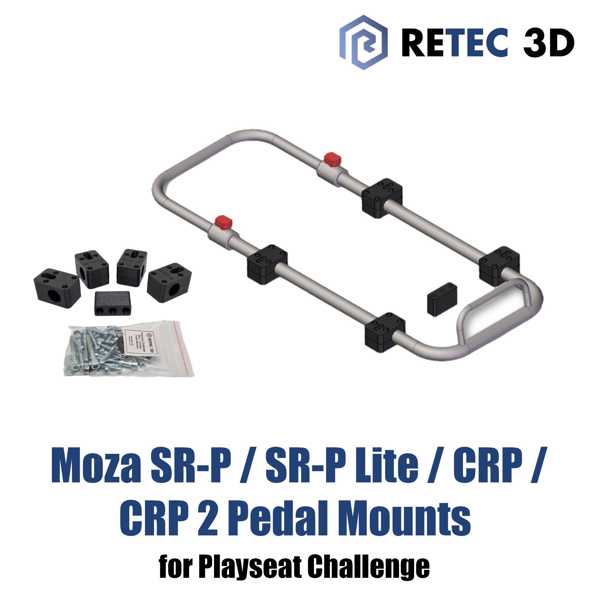 Playseat Challenge Mod - Moza Pedal Mounts SR-P & Lite / CRP / CRP2