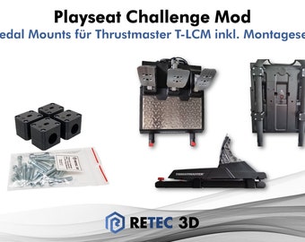 Playseat Challenge Mod - Thrustmaster T-LCM Pedal Mounts