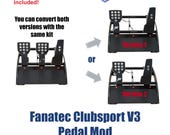 Mod for Fanatec Clubsport V3 Pedals to Convert to Two Pedals - Etsy