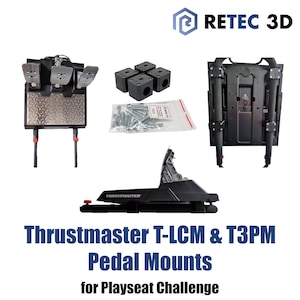 Playseat Challenge Mod - Thrustmaster T-LCM & T3PM Pedal Mounts