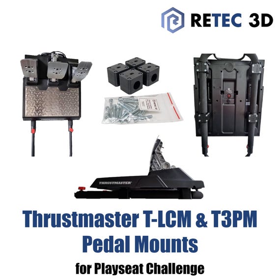Playseat Challenge Mod - Thrustmaster T-LCM & T3PM Pedal Mounts - Etsy