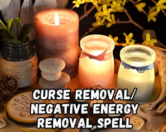 Curse Removal, Negativity Cleanser Negative Energy Removal Spell, Cord Cutting, Entity Removal, Black Magic Removal, Remove All Blockages