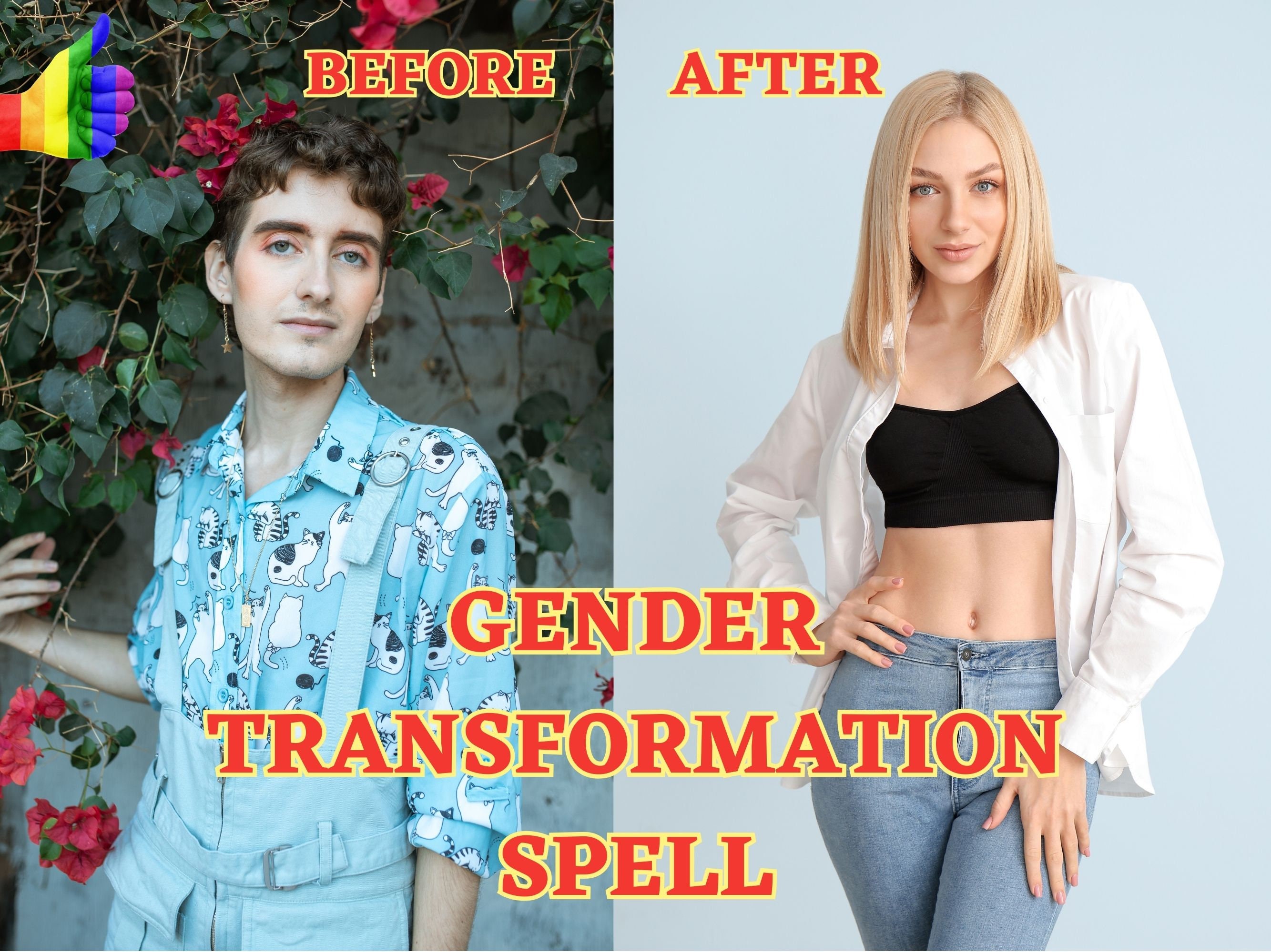POWERFUL GENDER SWAP Spell Body Transformation Spell - Etsy