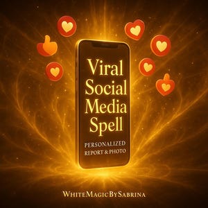 Viral Social Media Spell – Attract Fame And Attention - Personalized Report & Photo