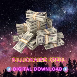 Custom / Billionaire Spell/ Money Attraction Spell / Wealth Spell / Spell Experience - Personalised Report Plus 1 Photo