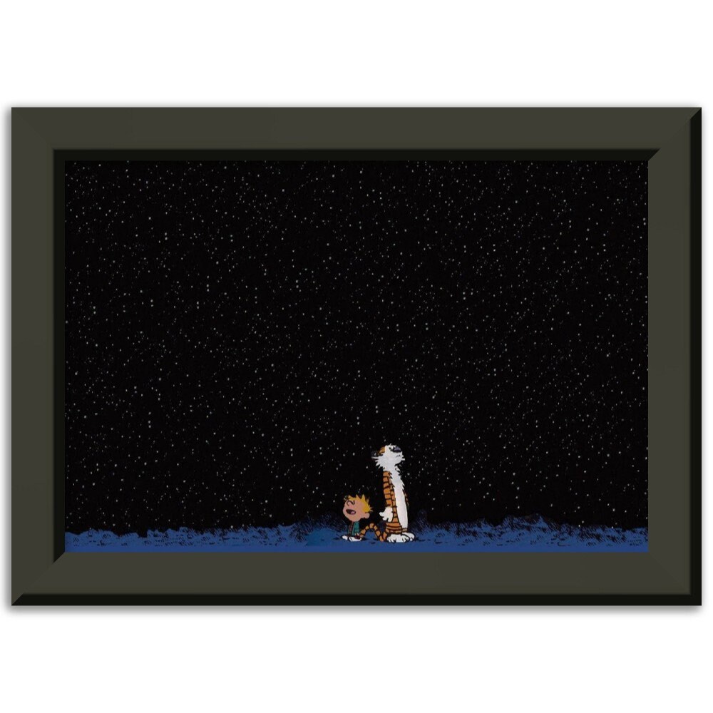 Calvin and Hobbes Looking at Stars - Etsy