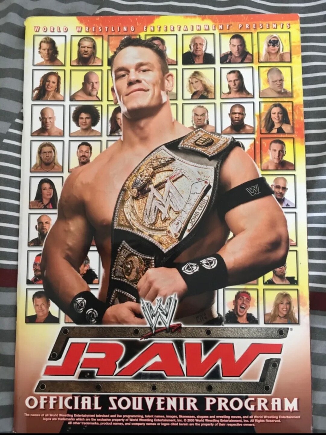 WWE RAW/ SMACKDOWN Live Tour Official Souvenir Program 2004 Etsy