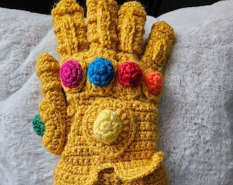 Crochet Infinity Gauntlet Glove